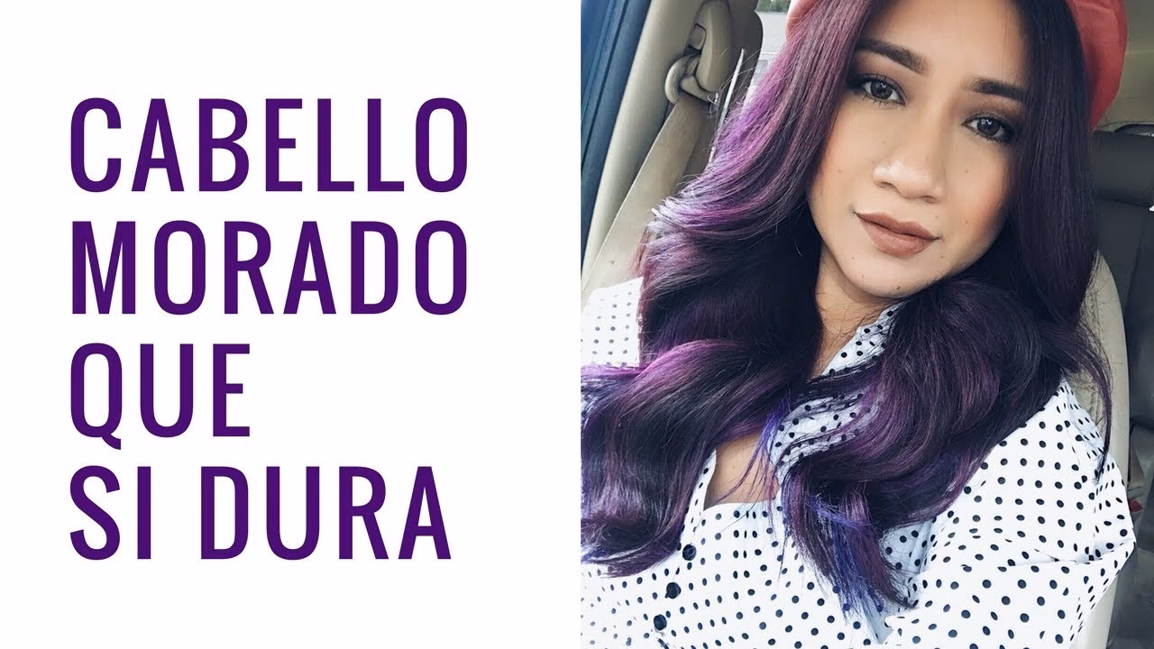 ¿Cuánto tiempo tarda en desaparecer el tinte para el cabello morado?
