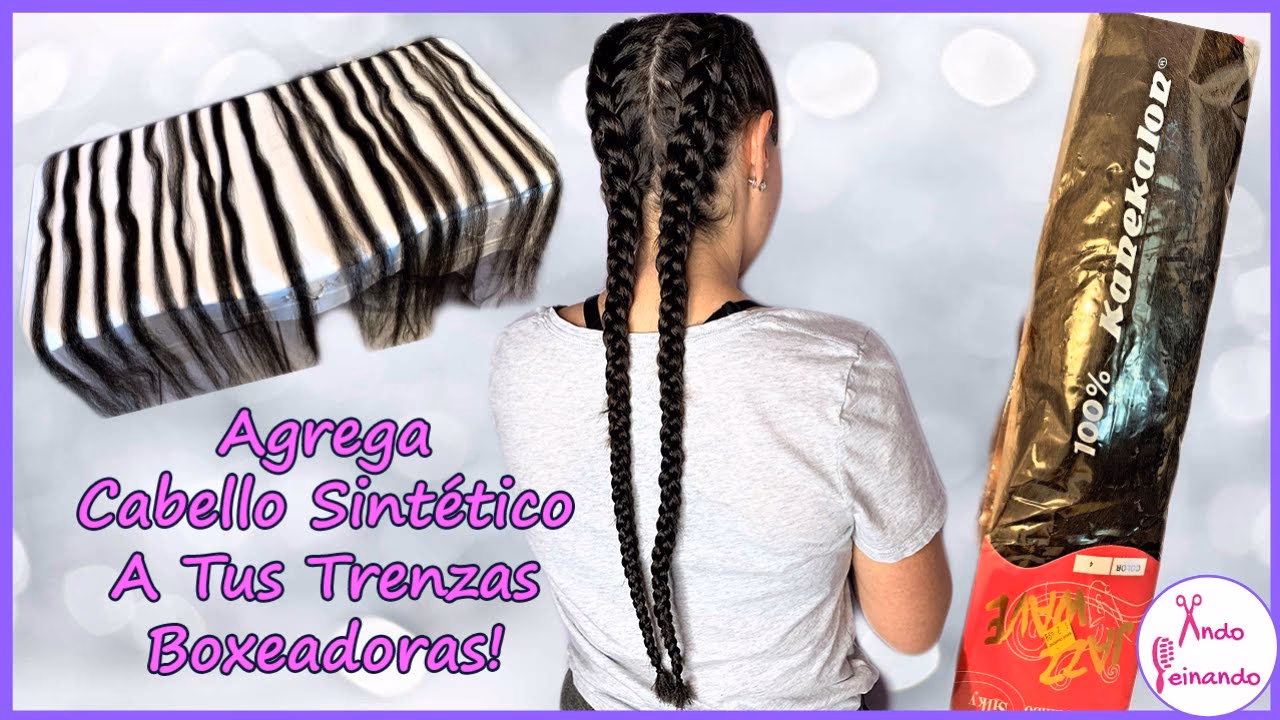¿Cuántos paquetes de kanekalon necesito para hacer trenzas?