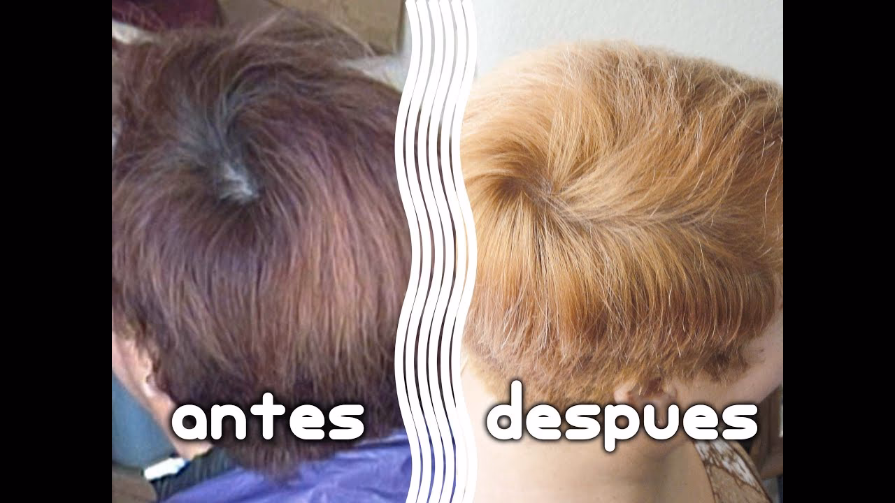 ¿Qué pasa si me lavo el cabello después de una decoloración?