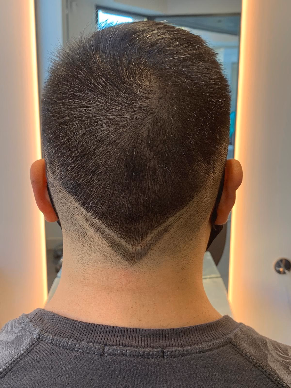 ¿Cómo se hace un degradé bajo?