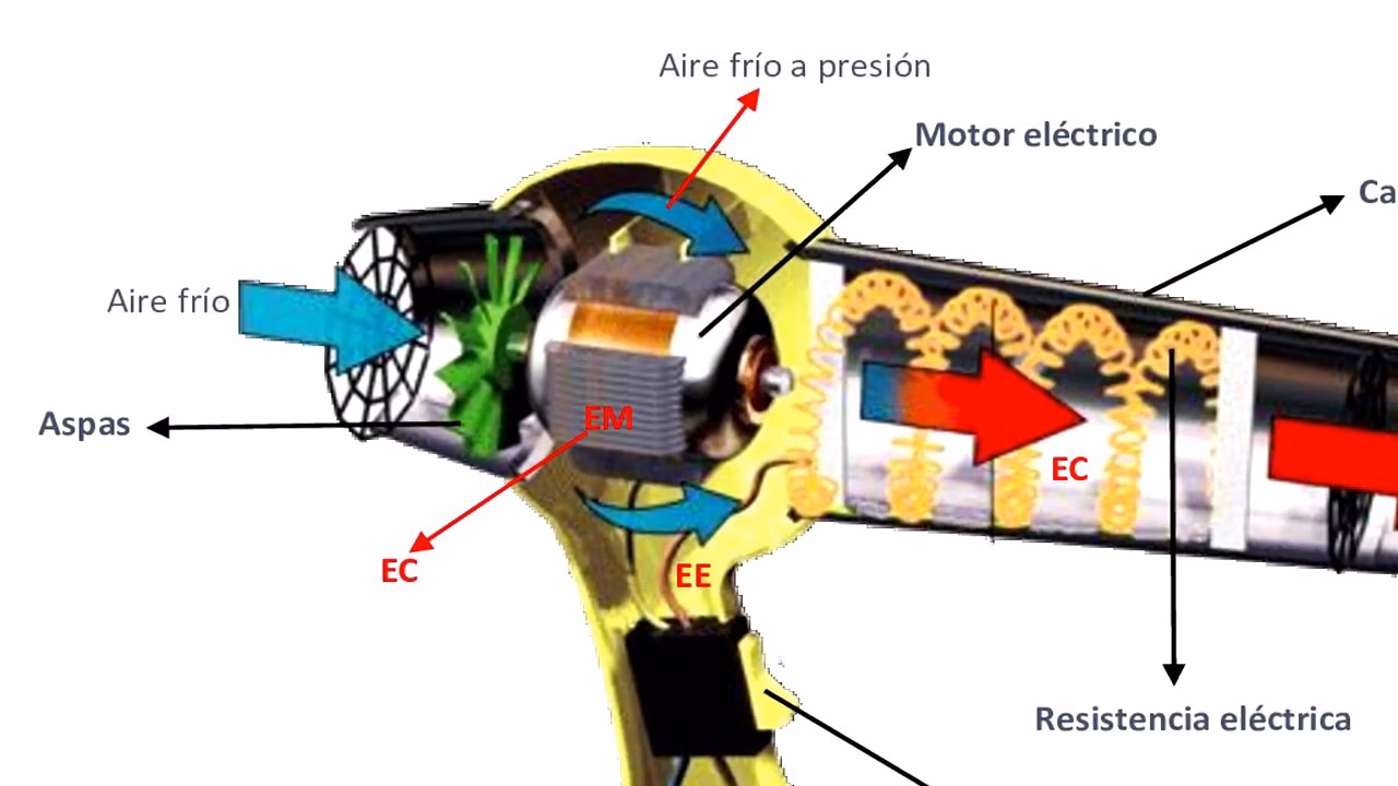 ¿Cómo ordenar un secador de pelo?