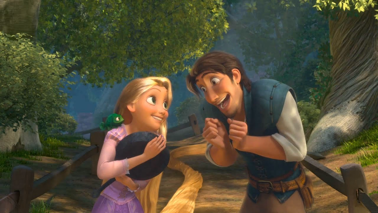 ¿Qué película de Disney tiene el pelo largo?