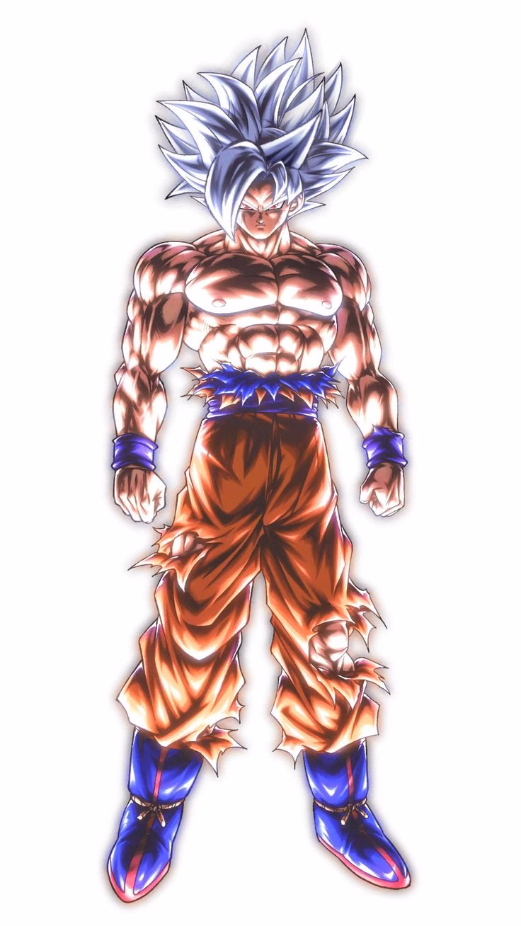 ¿Qué forma tiene Goku con el pelo blanco?