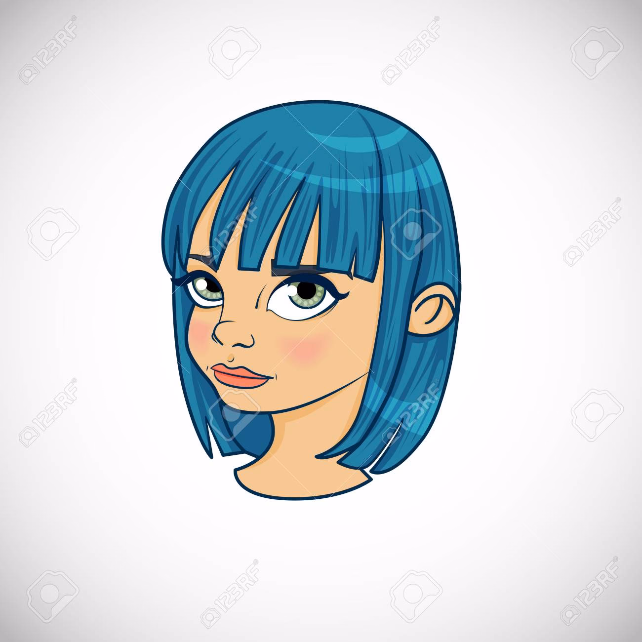 ¿Qué personaje de Disney tiene una niña de cabello azul?