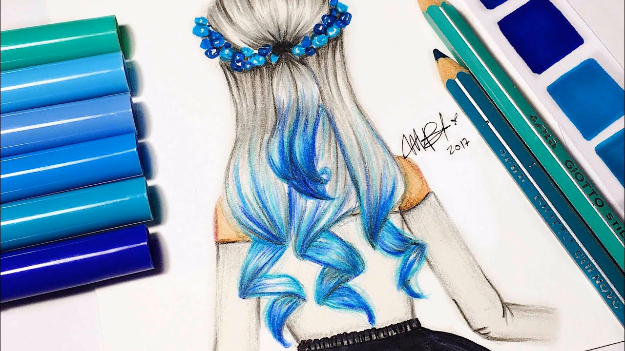 ¿Qué personaje de Disney tiene una niña de cabello azul?