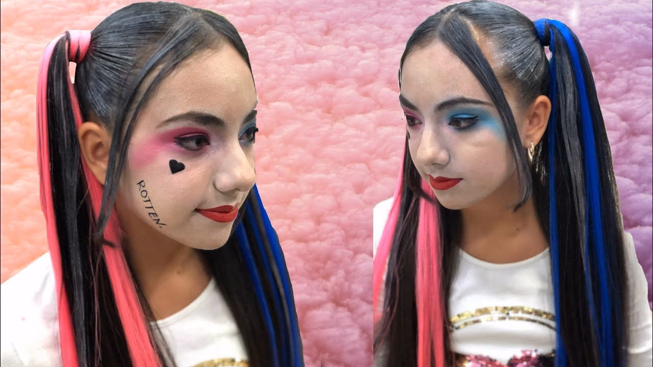 ¿Cuál es el estilo de cabello de Harley Quinn?