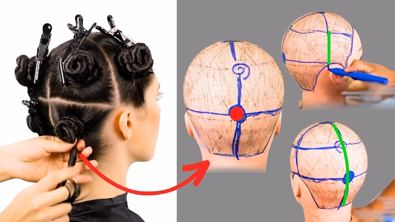 ¿Cómo se llama la línea que divide el pelo?