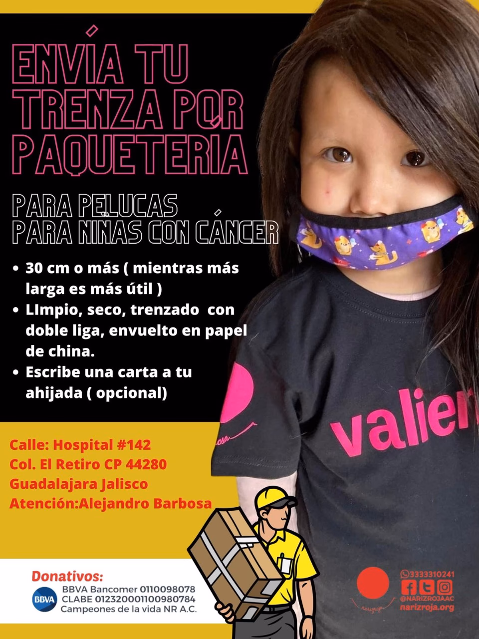 ¿Cuánto cabello puede donar un niño?