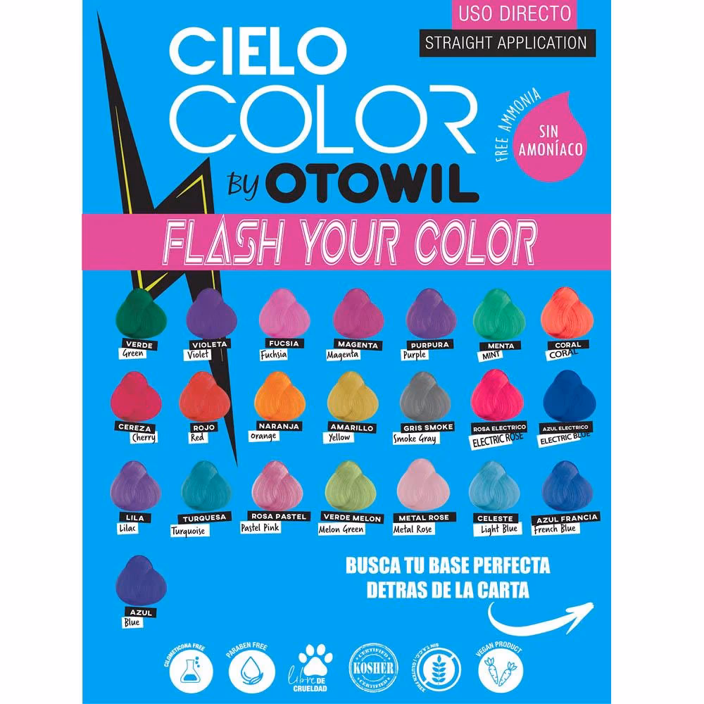 ¿Qué hace el tinte azul en el cabello?