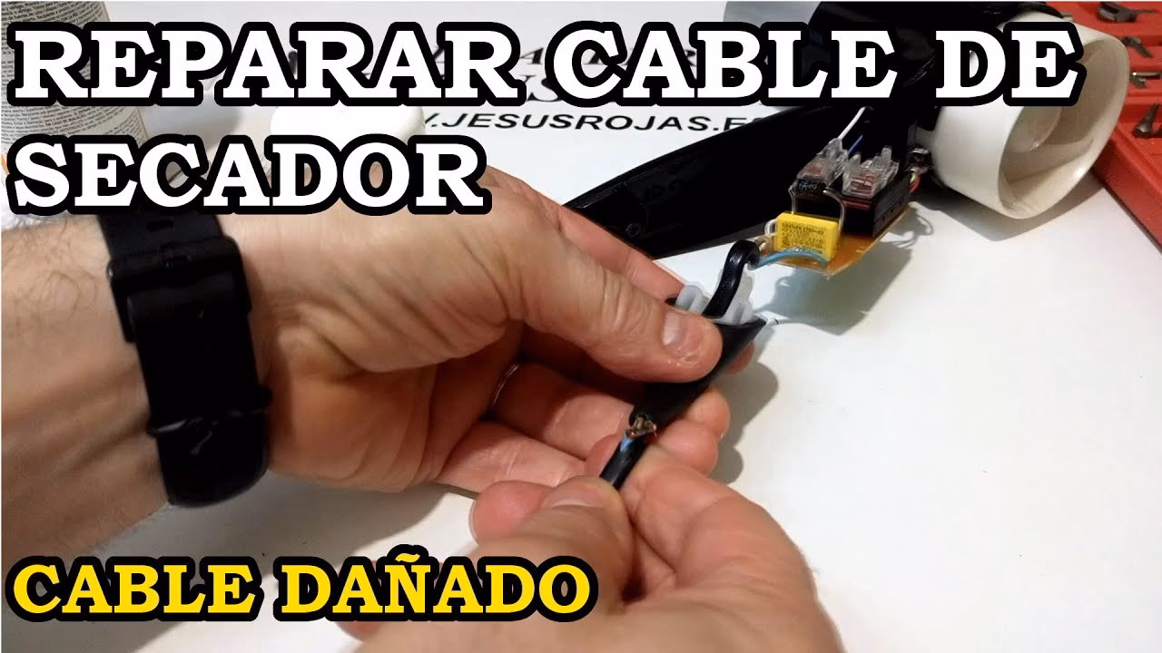 ¿Qué hay dentro del cable de un secador de pelo?