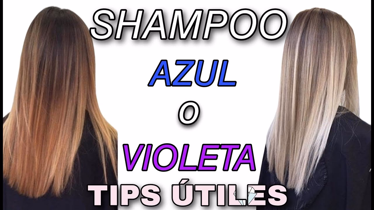 ¿Cómo se lava el pelo con champú matizador?