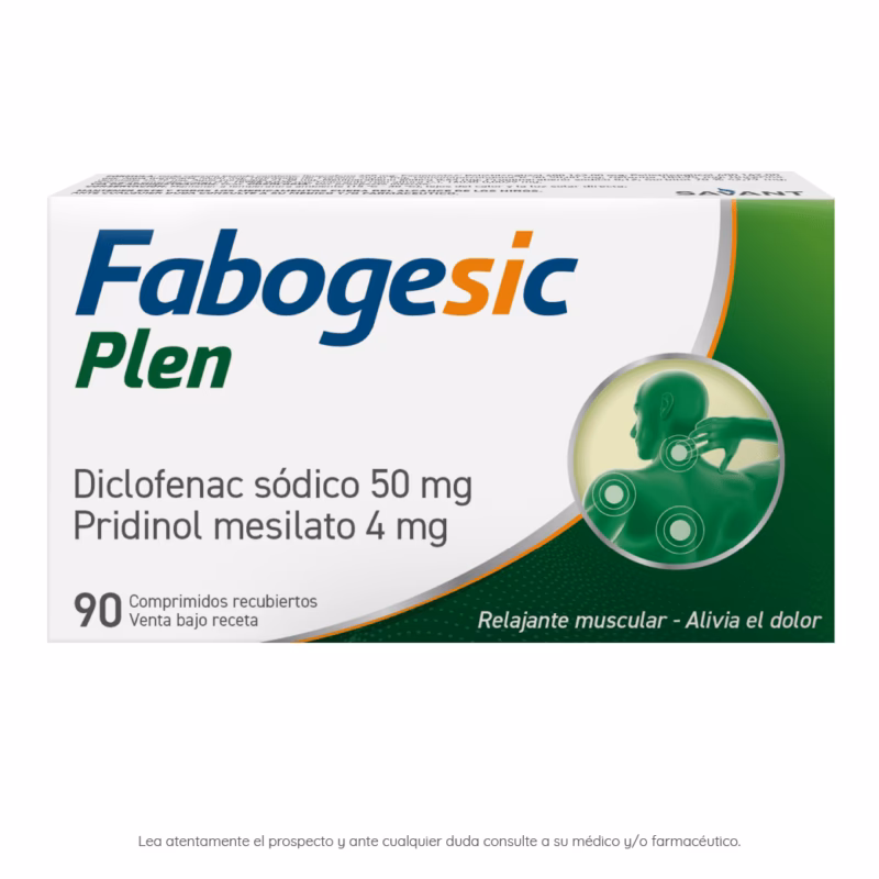 ¿Qué efectos causa el diclofenac con pridinol?