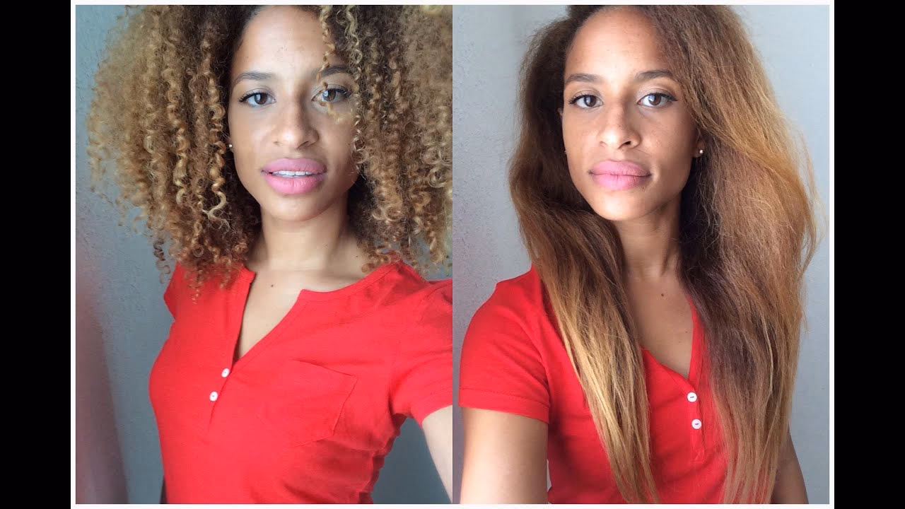 ¿Qué pasa si una rizada se plancha el cabello?