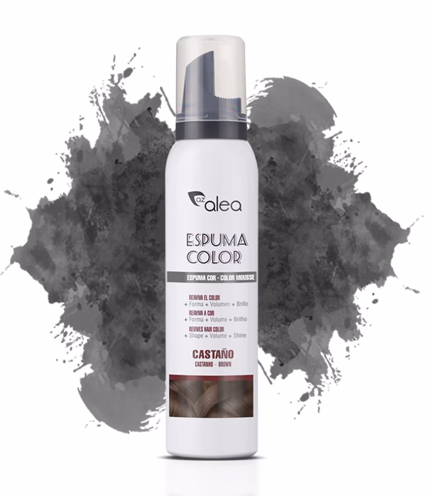 ¿Cómo se aplica la espuma de color?