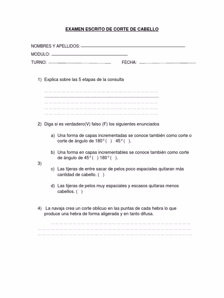 ¿Qué es un examen de corte?