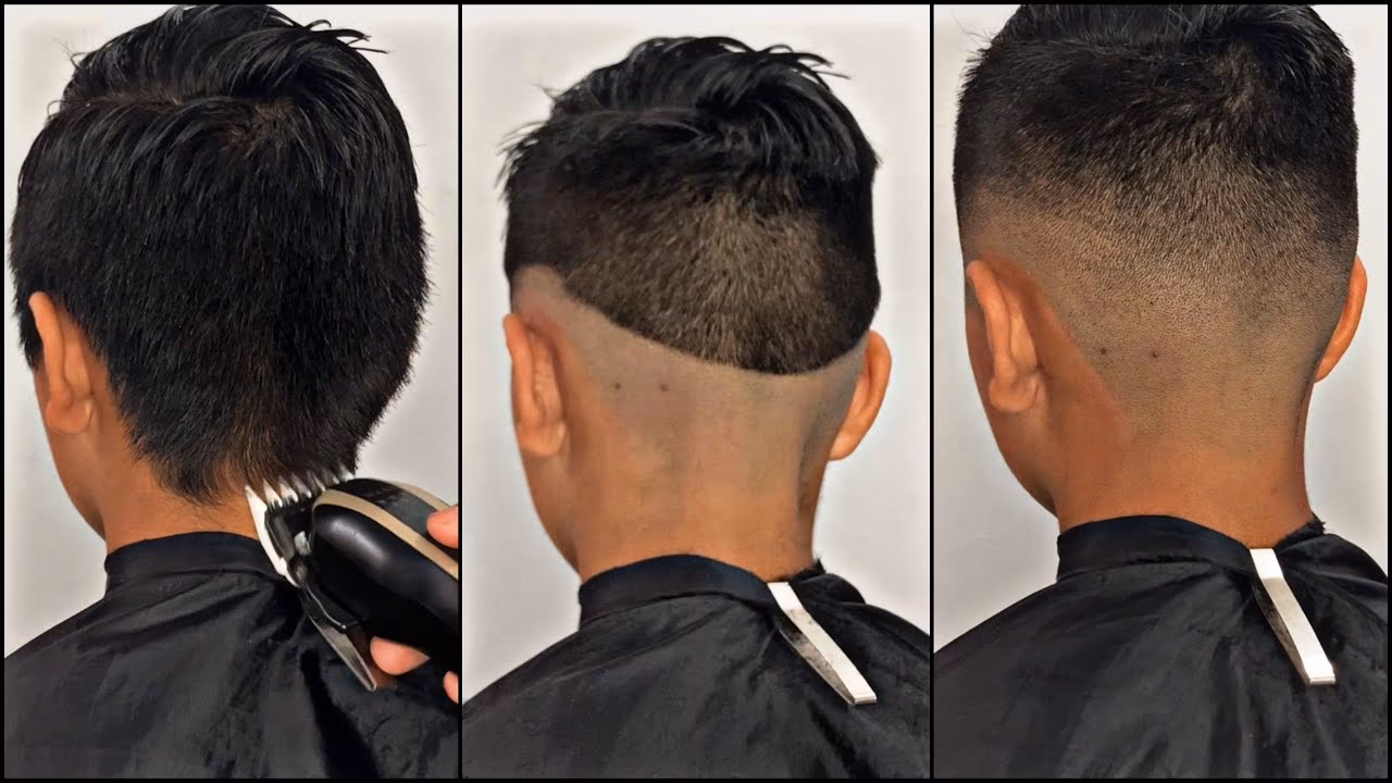 ¿Cómo se corta el cabello en la nuca?