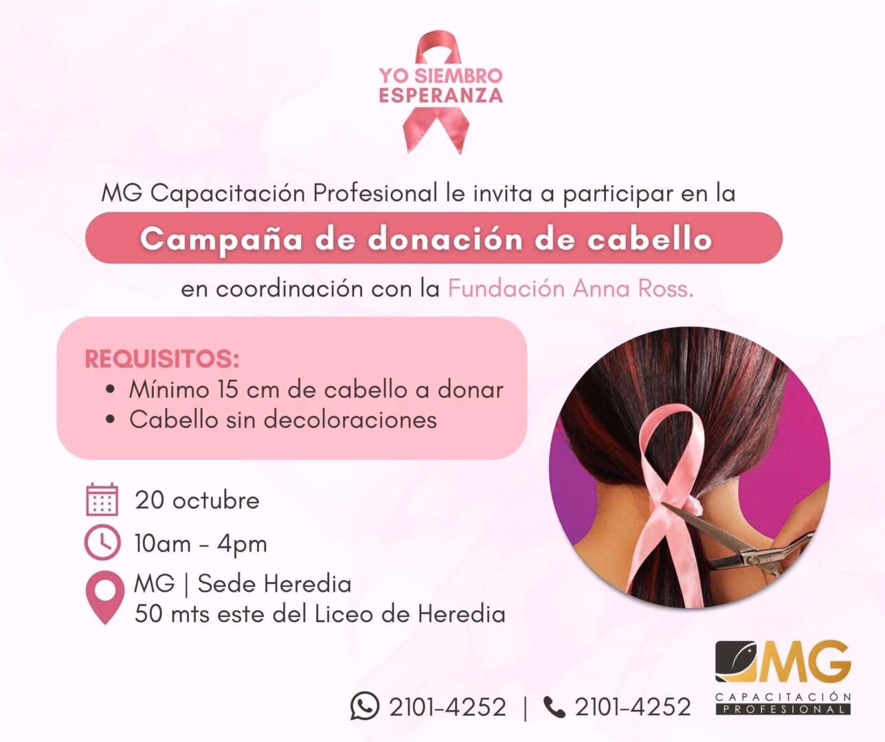 ¿Dónde donar el cabello en Costa Rica?