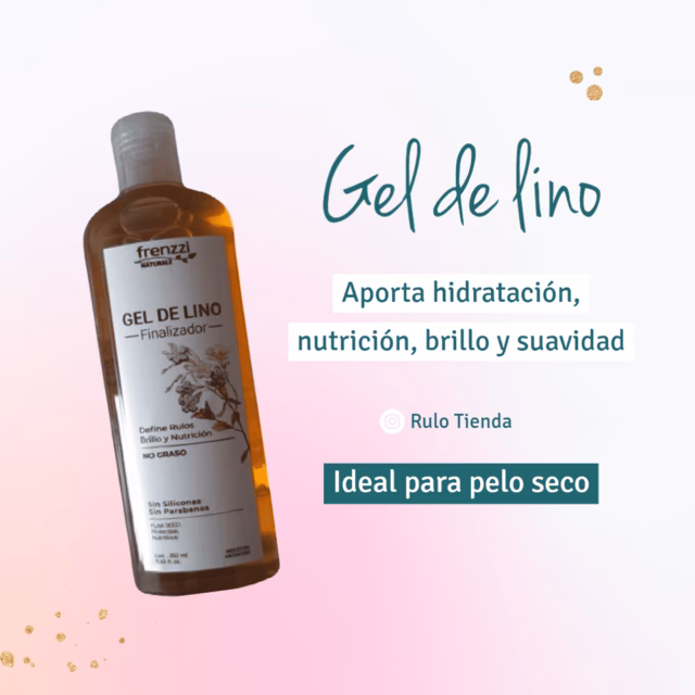 ¿Cómo se debe aplicar el gel de linaza en el cabello?