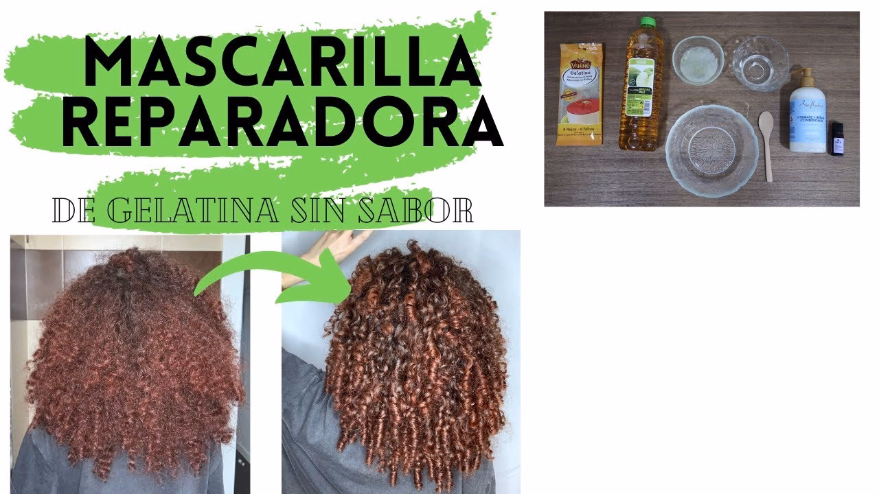 ¿Cómo se hace la mascarilla de la gelatina sin sabor?