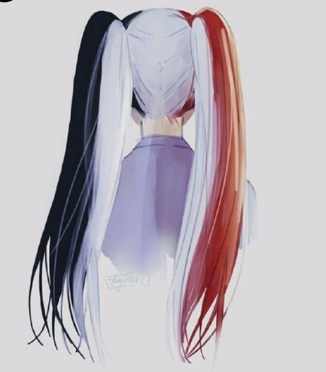 ¿Por qué los personajes de anime tienen el pelo colorido?