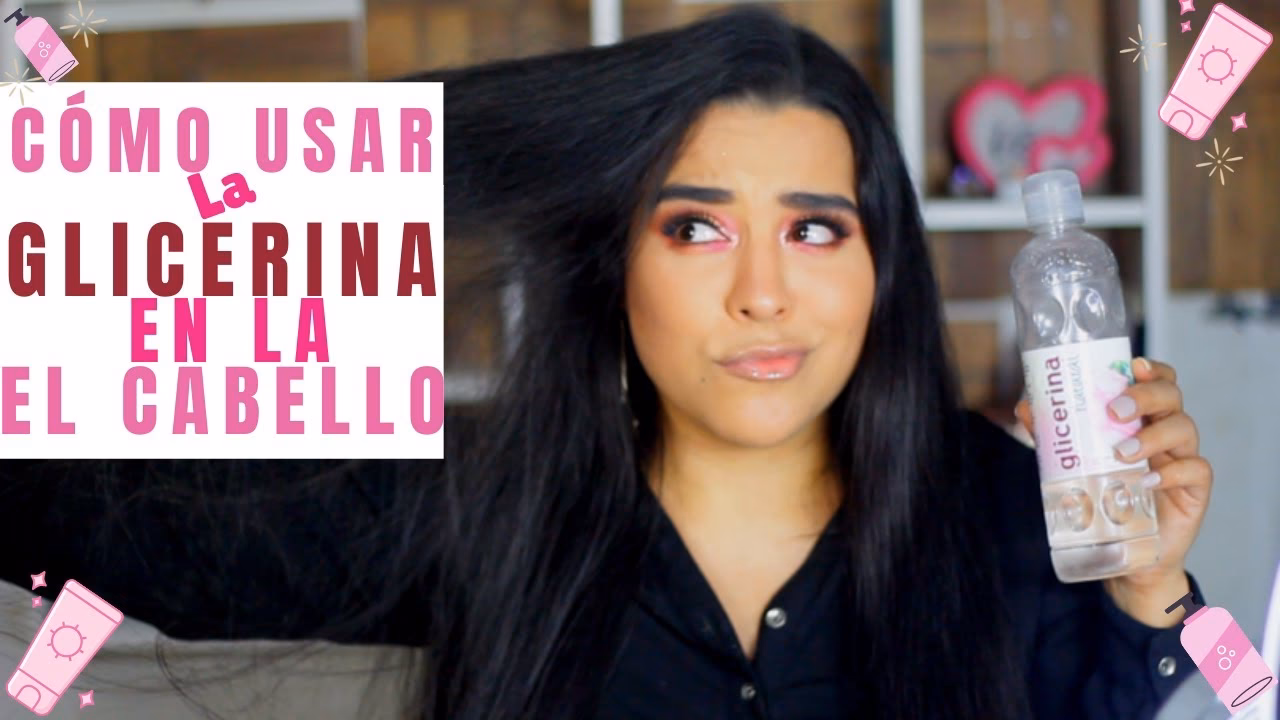 ¿Cómo se usa la glicerina para alisar el cabello?