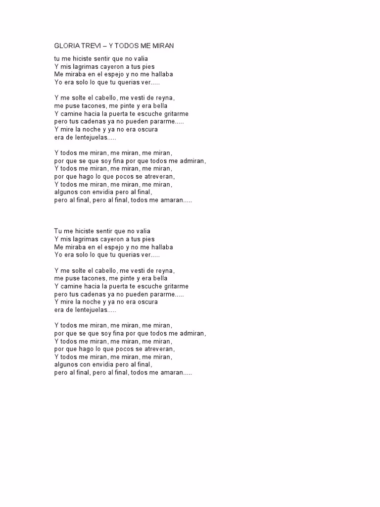 ¿Qué canción hizo famosa a Gloria Trevi?