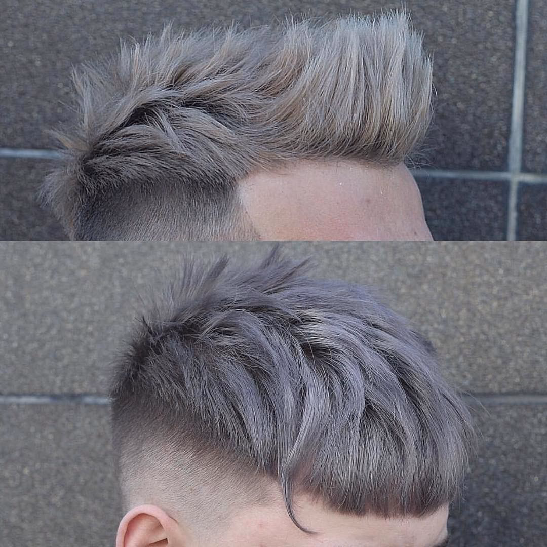 ¿Cómo mantener el pelo gris hombre?