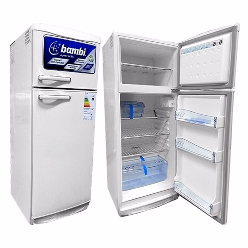 ¿Cuántos litros tiene la heladera Bambi 1600?