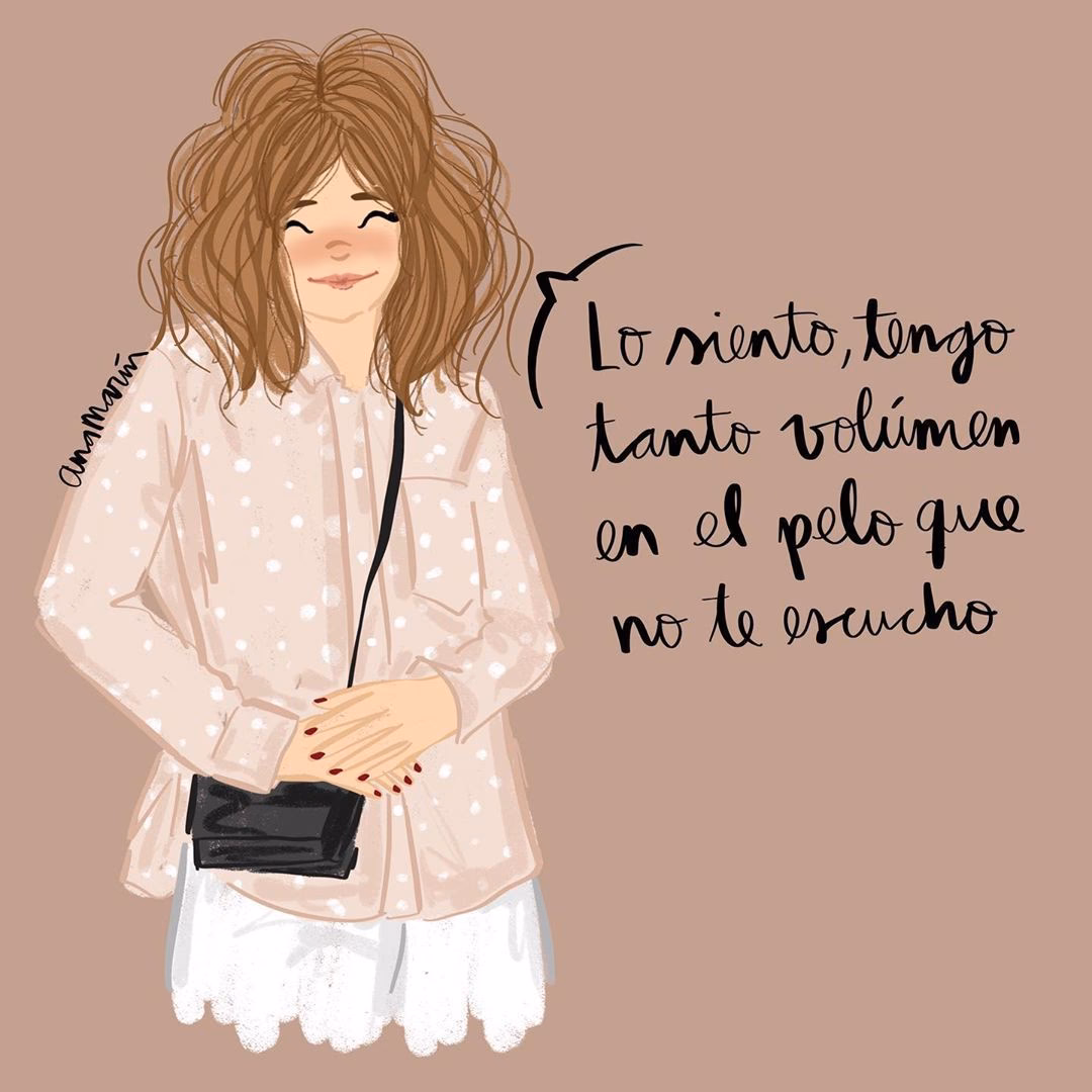 ¿De qué es símbolo el cabello ondulado?