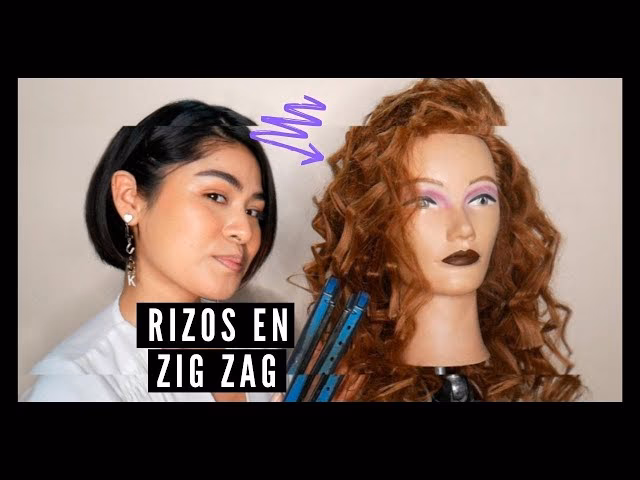 ¿Qué tipo de cabello son los rizos en zigzag?