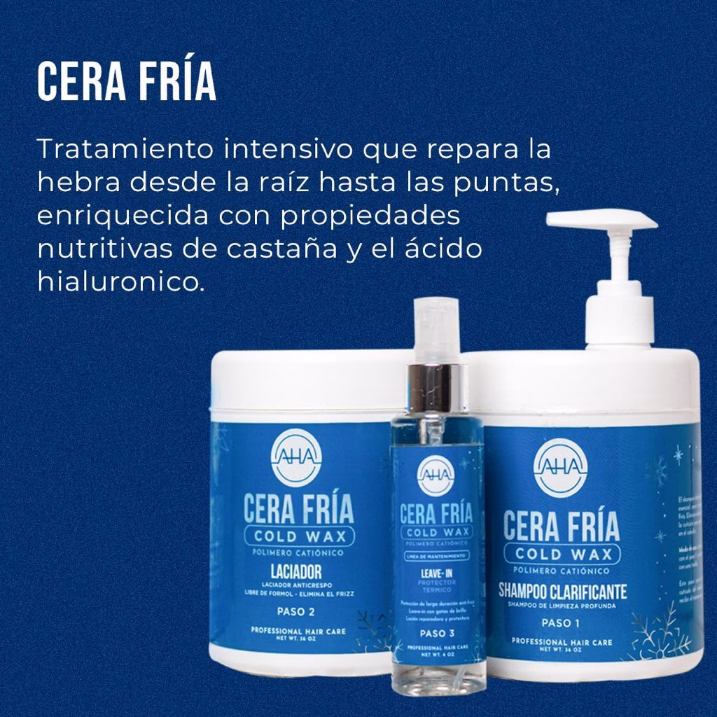 ¿Qué contiene la cera fría para el cabello?