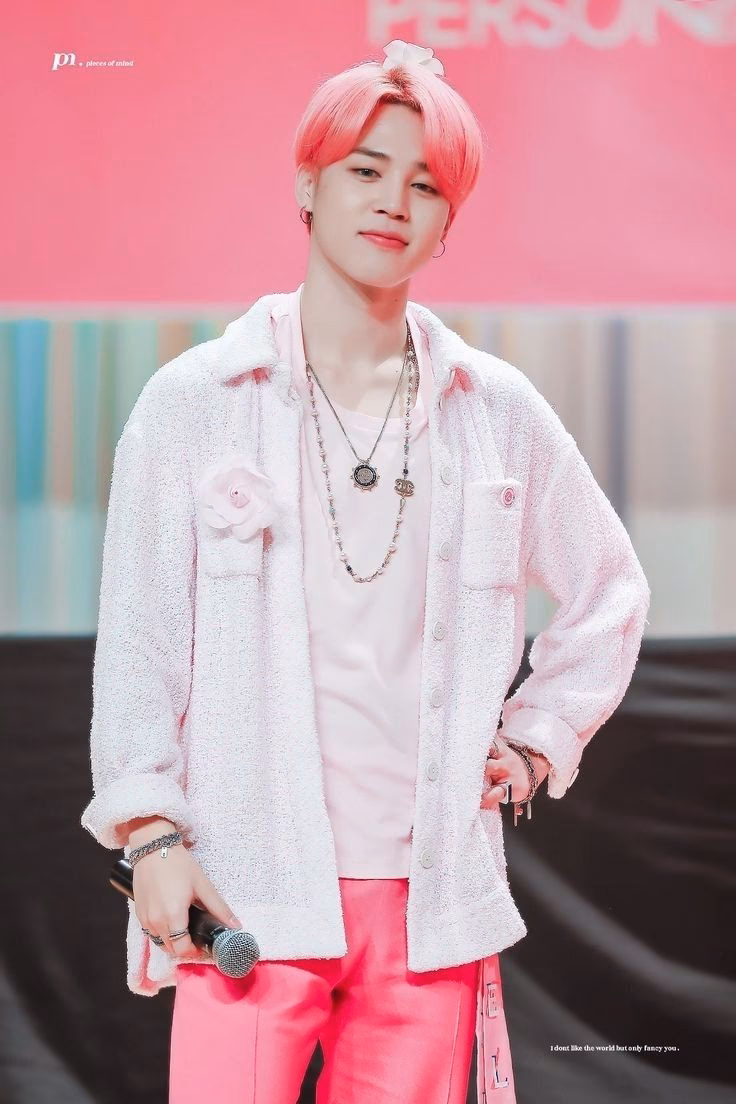 ¿Cuando Jimin tuvo el pelo rosa?