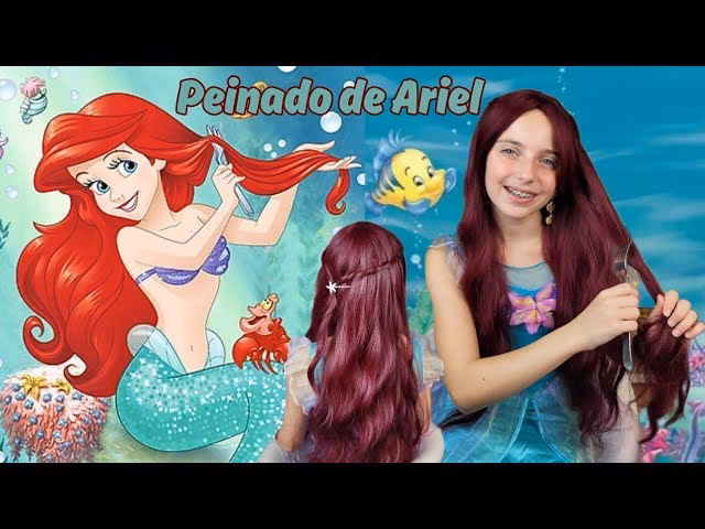¿De qué color es el cabello de Ariel en La Sirenita?