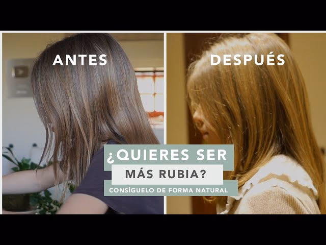 ¿Cuánto tiempo se tarda en aclarar el cabello con manzanilla?