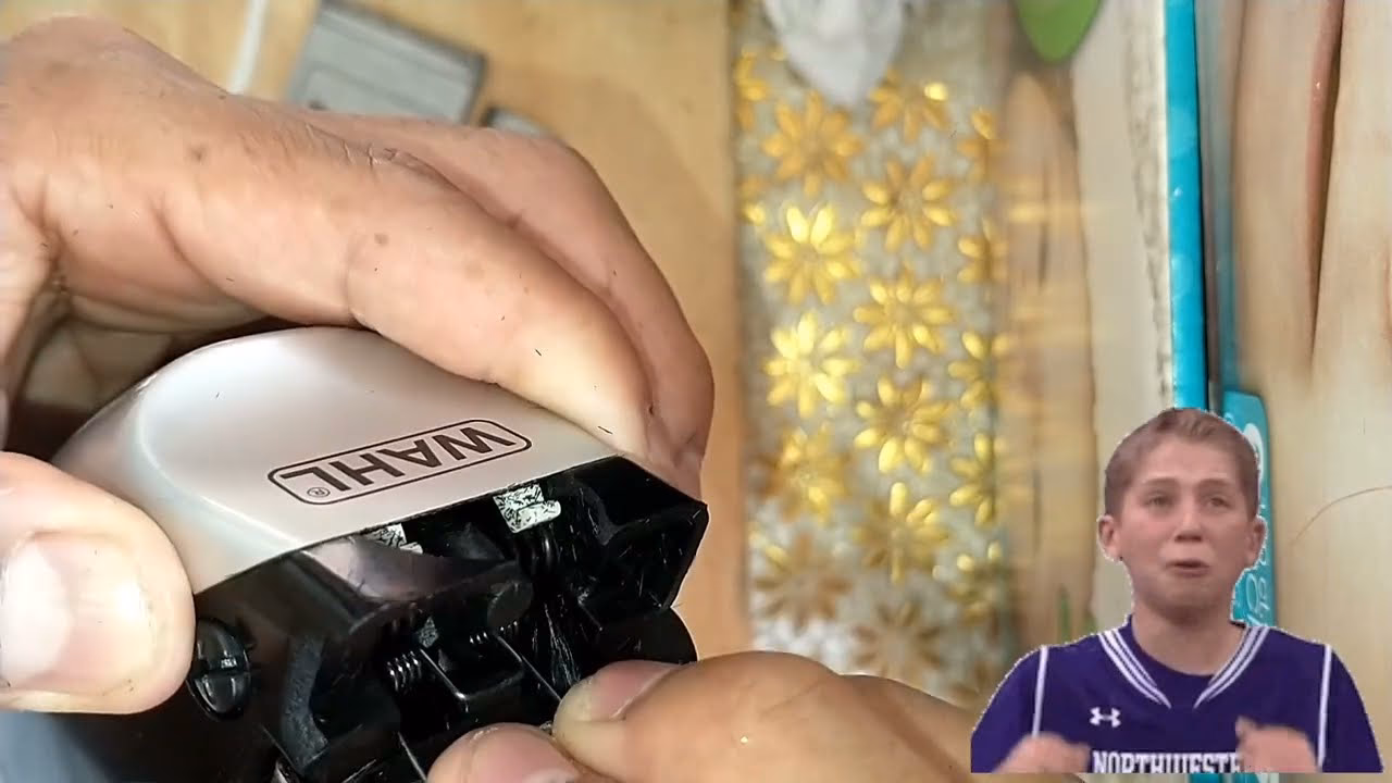 ¿Cómo poner el resorte en la máquina de cortar pelo?