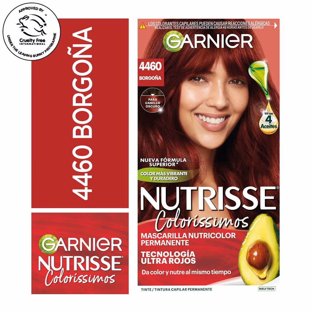 ¿Qué marca de tintura tiene borgoña?