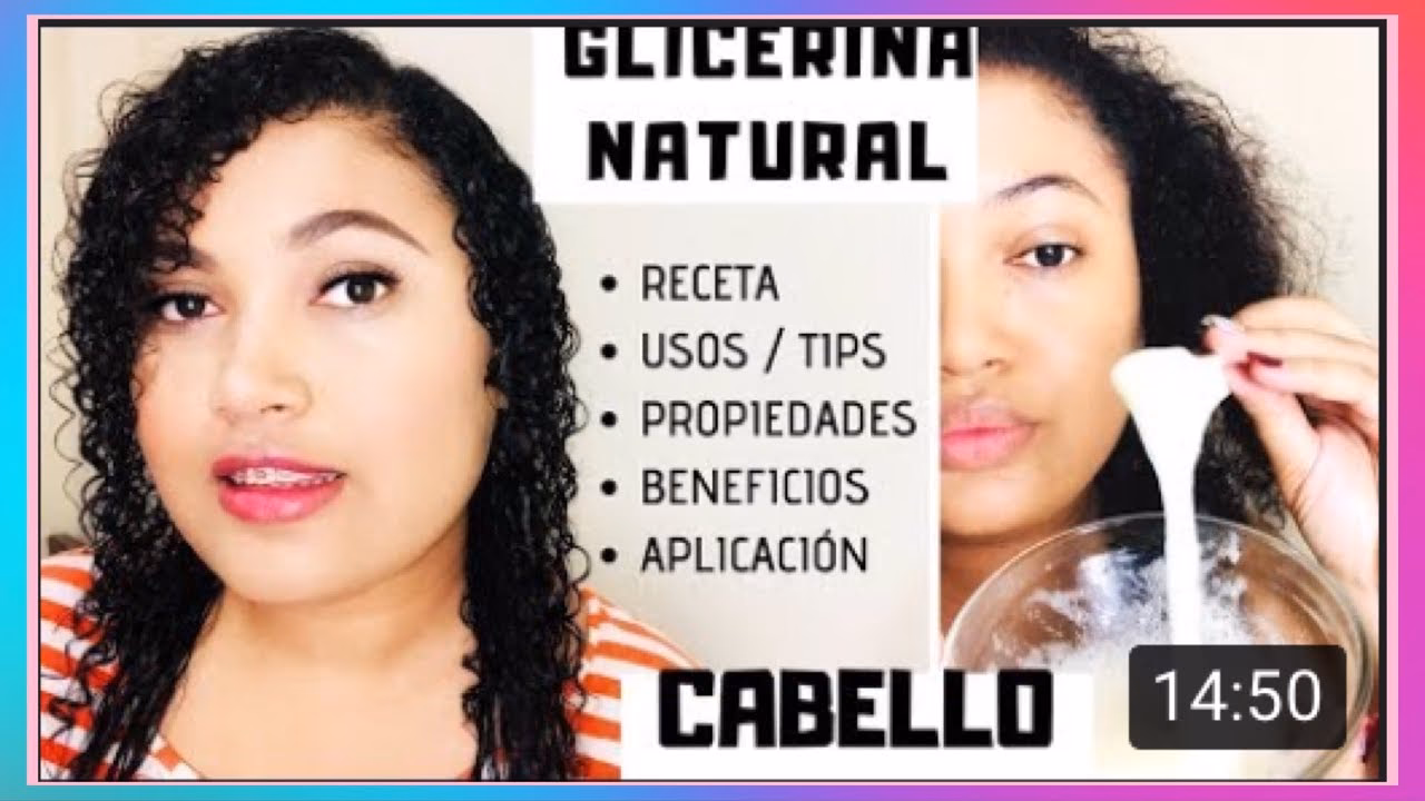 ¿Cómo se puede usar la glicerina en el cabello?