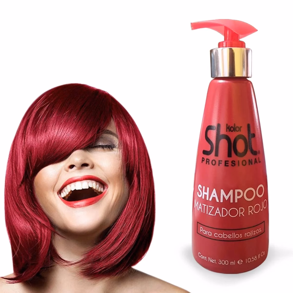 ¿Cómo se usa el matizador de cabello rojo?