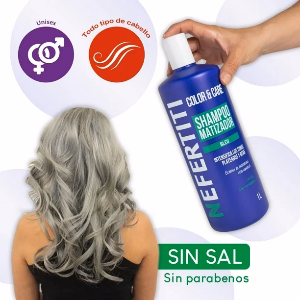 ¿Qué le hace el tóner azul al cabello?