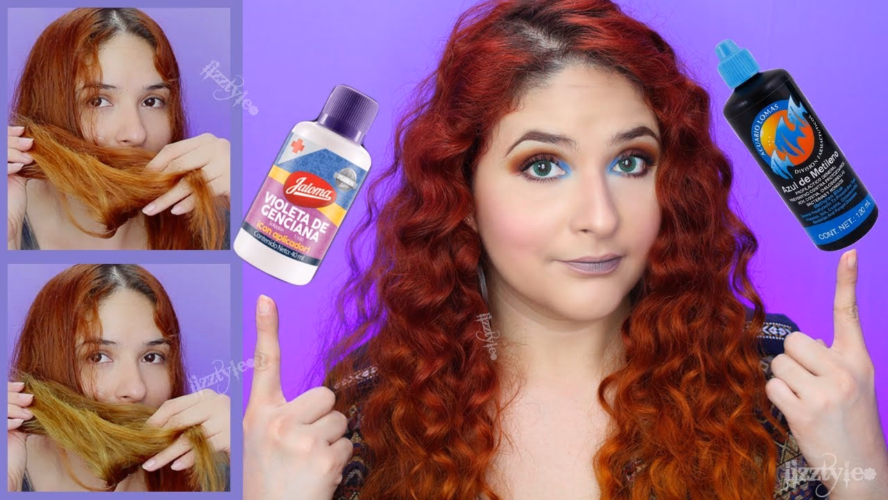 ¿El champú azul quita el color naranja?