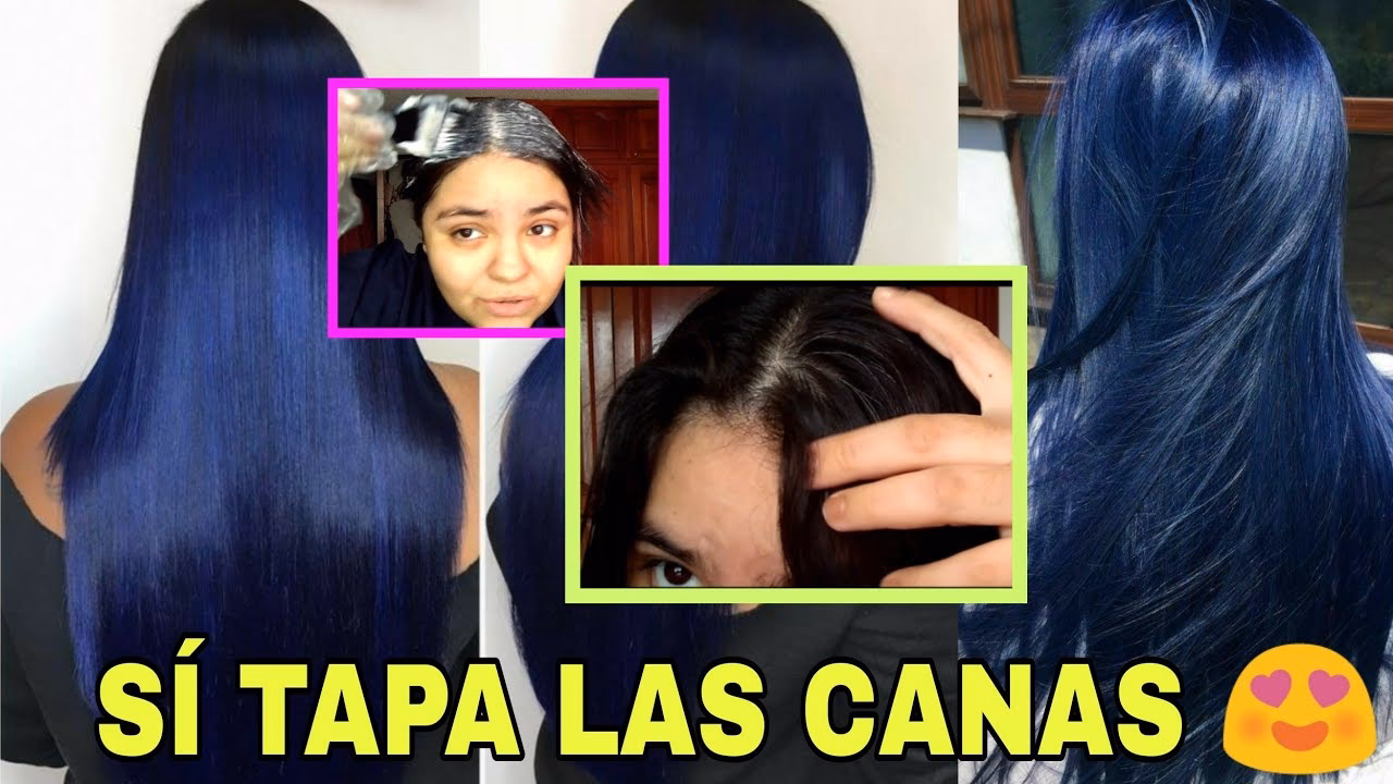 ¿Cómo lograr un tono negro azulado en el cabello?