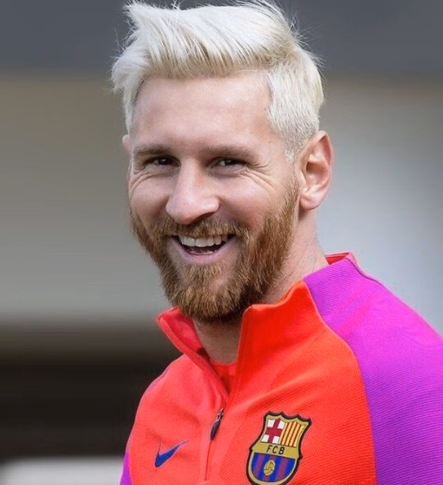 ¿Cuando Messi tenía el pelo rubio?