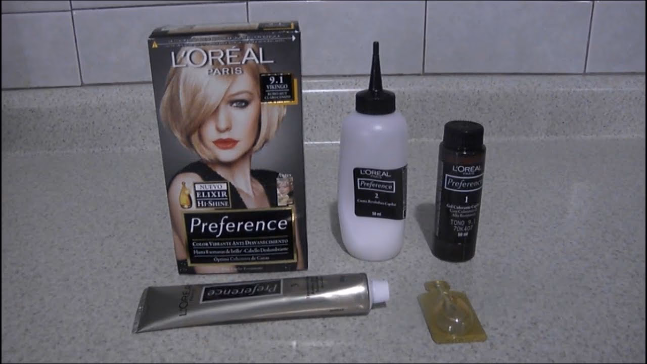 ¿Cómo se mezcla el tinte de L'Oréal?