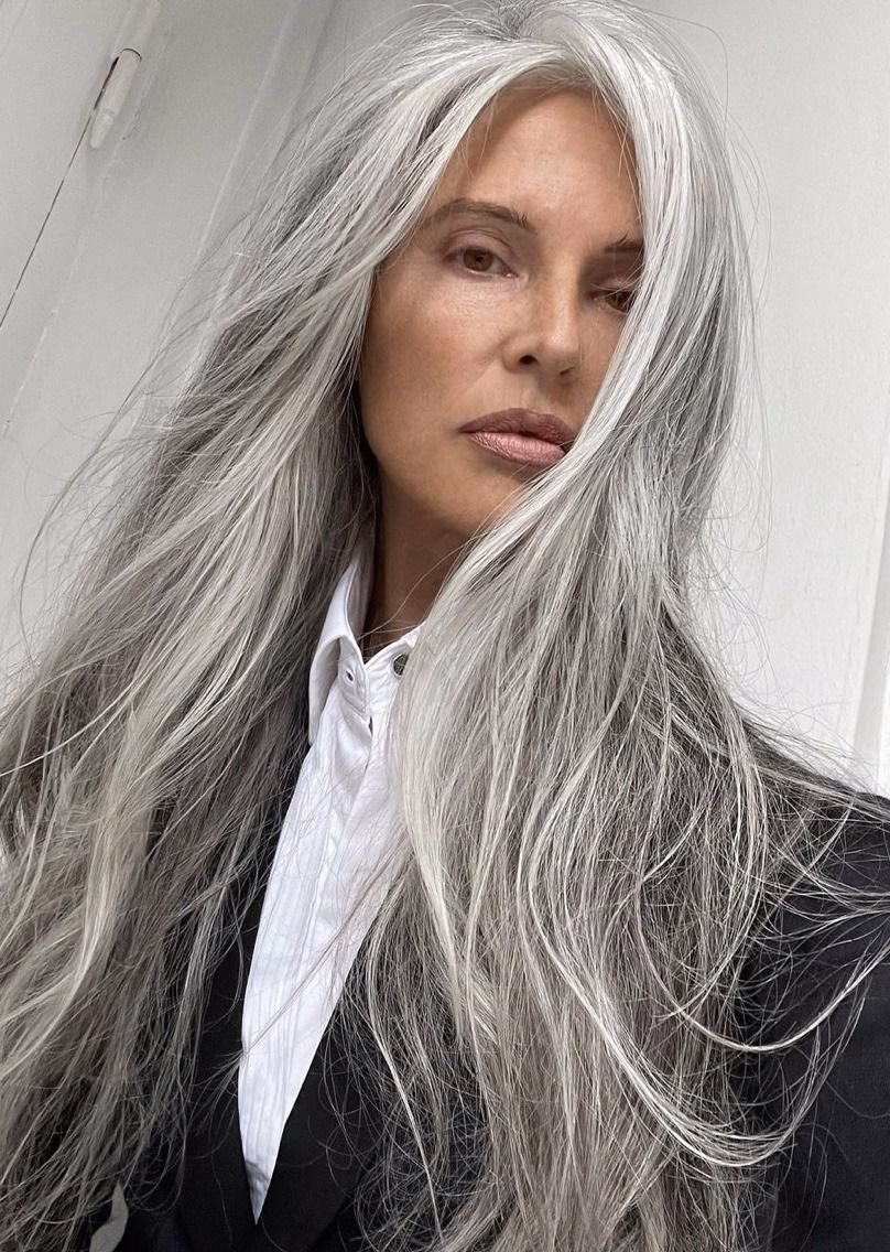 ¿Cómo puedo ver cómo me veo con el cabello blanco?