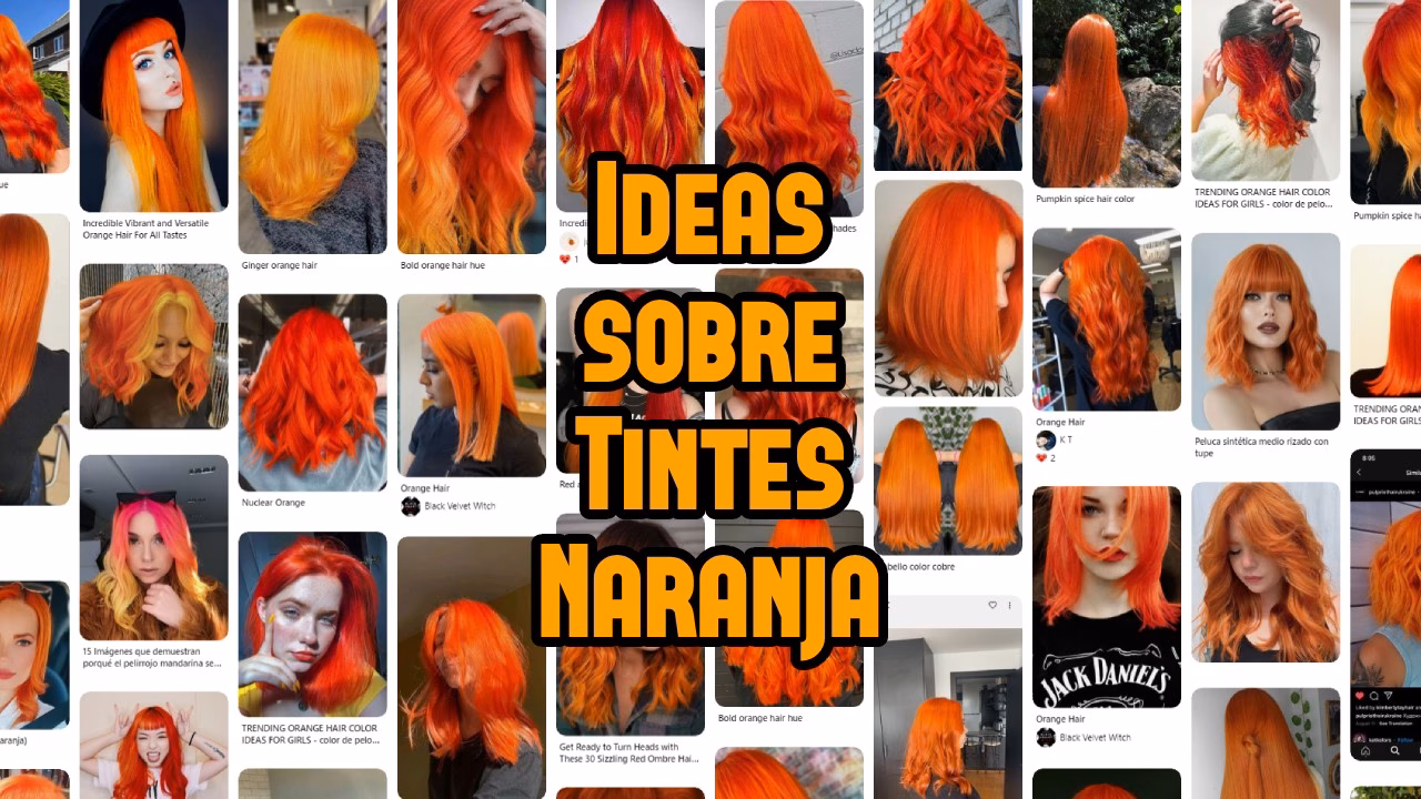 ¿Qué color combina con el pelo naranja?