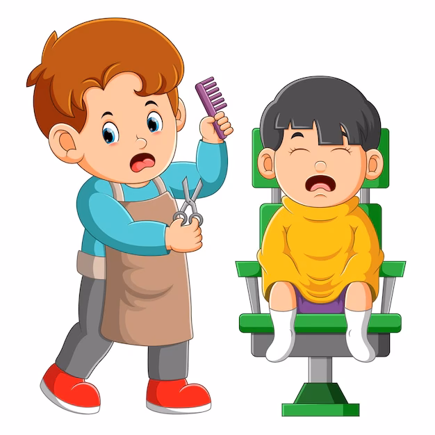 ¿Cómo evitar que el bebé llore durante un corte de pelo?