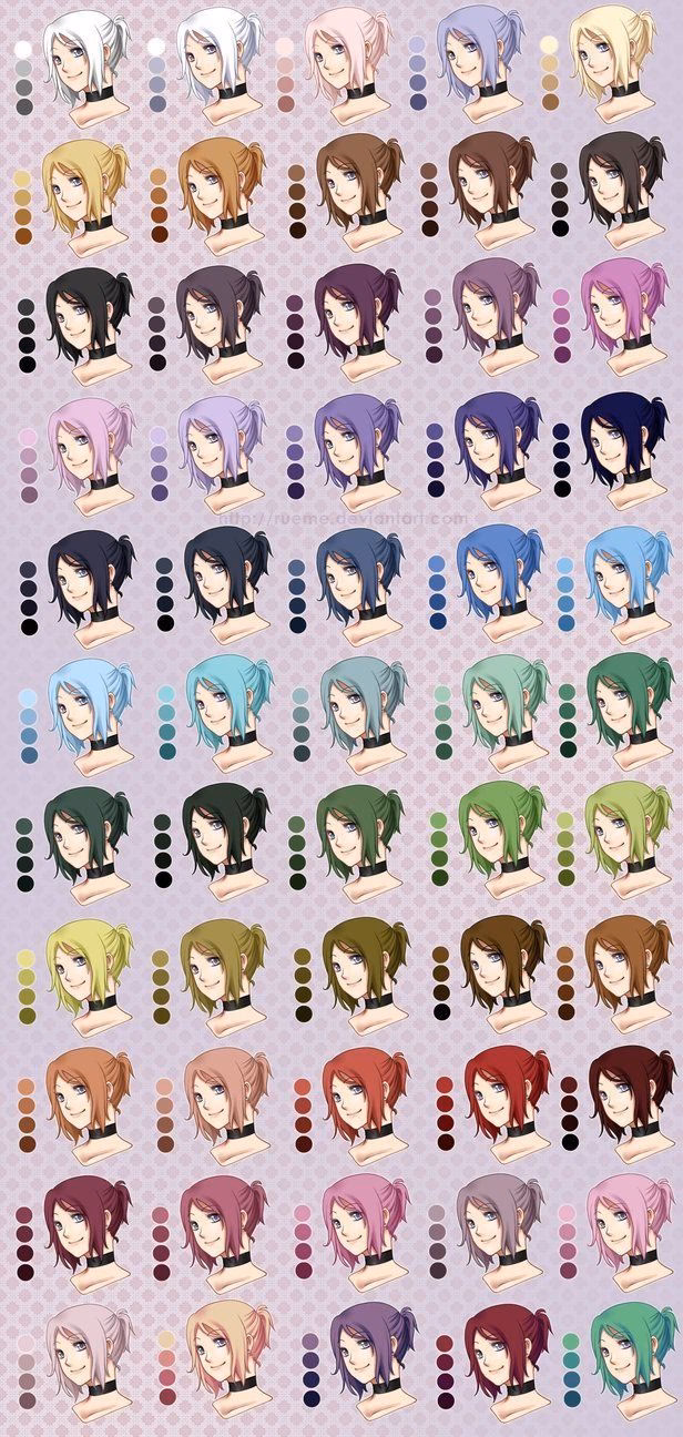 ¿Qué significan los colores del cabello del anime?