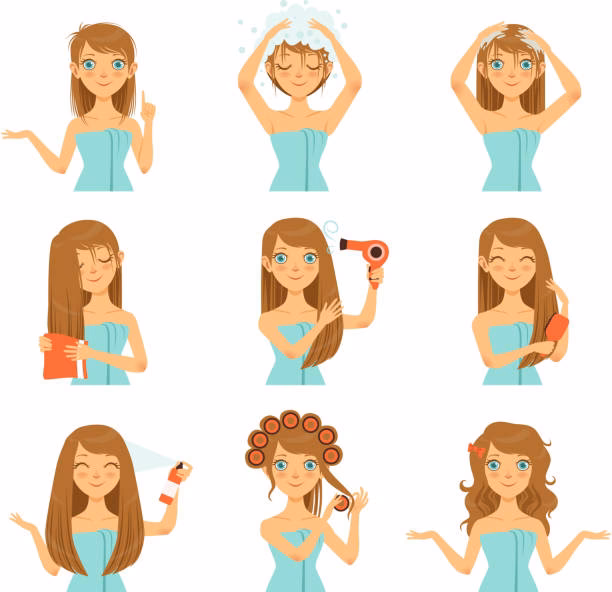 ¿Cómo va el orden del lavado de cabello?