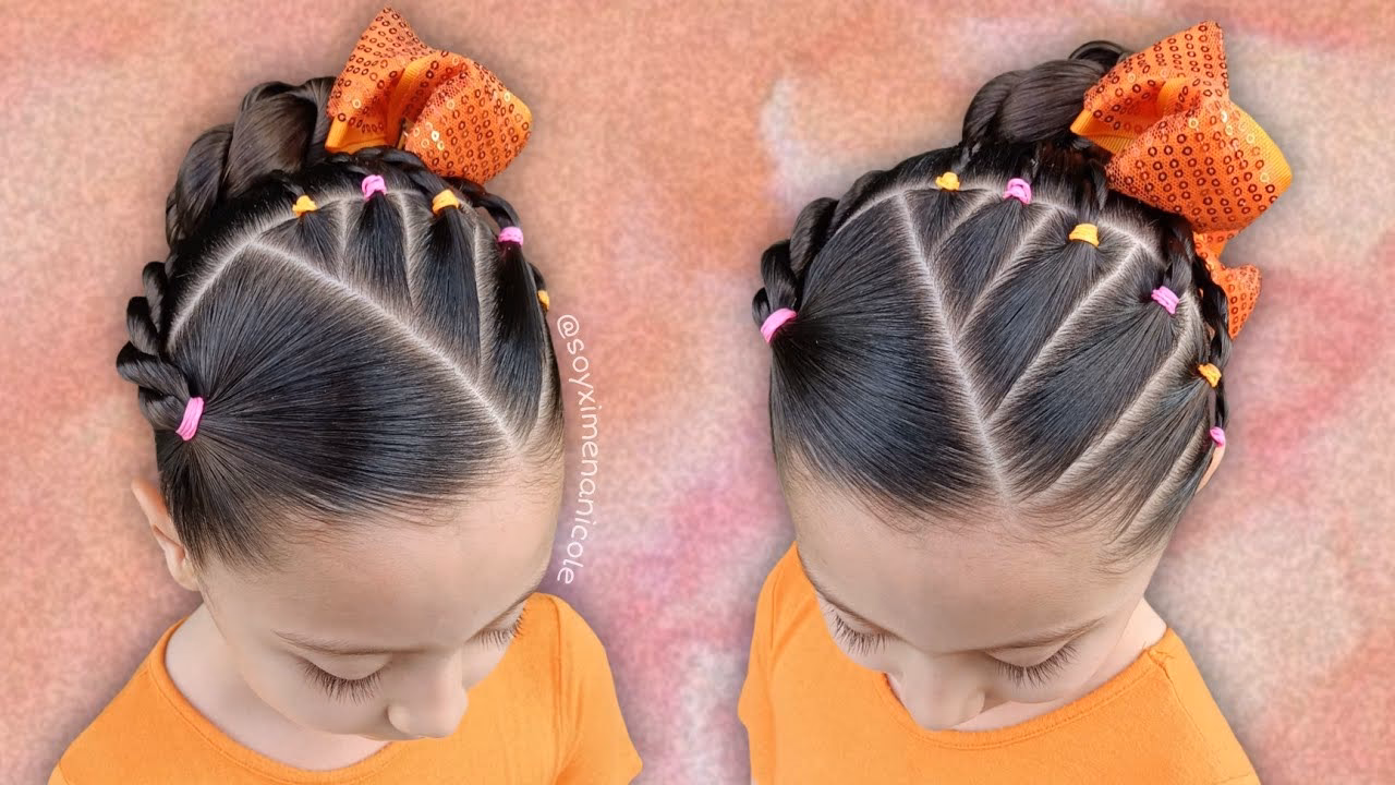 ¿Cómo se puede peinar una niña fácilmente?