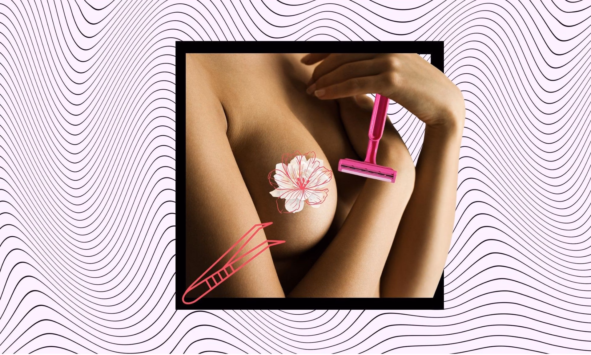 ¿Es normal tener vello cerca de los pezones?